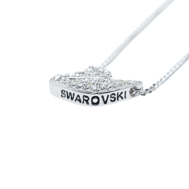 スワロフスキー スワン ラインストーン ネックレス シルバー メタル レディース SWAROVSKI 【中古】_6