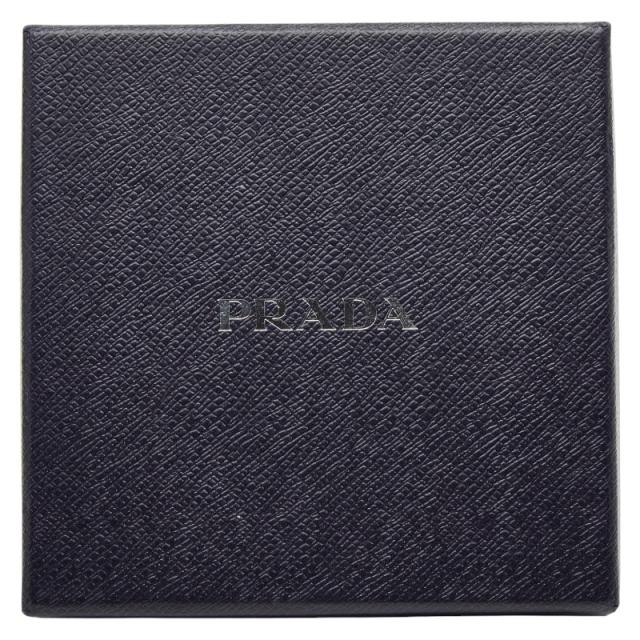 プラダ 三角ロゴプレート バッグチャーム コインケース 小物入れ 1TL085 ホワイト サフィアーノレザー レディース PRADA 【中古】_7