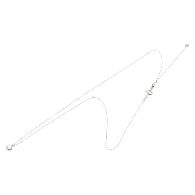 Pt900 プラチナ Pt850 プラチナ ダイヤ0.376ct プチネックレス レディース 中古_3
