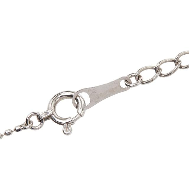 K18WG ホワイトゴールド ダイヤ0.11ct ハイヒールモチーフ ネックレス レディース 中古_4