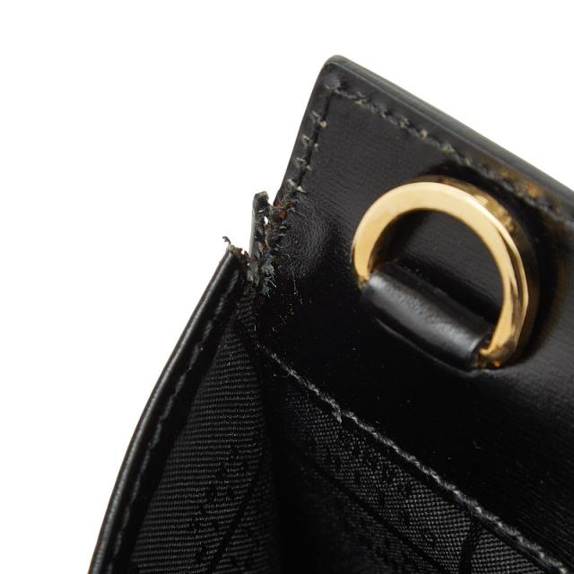 セリーヌ ハンドバッグ ブラック レザー レディース CELINE 【中古】_7