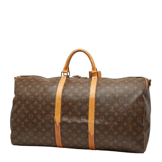 ルイ ヴィトン モノグラム キーポル バンドリエール 60 ボストンバッグ ショルダーバッグ 2WAY M41412 ブラウン LOUIS VUITTON 【中古】_1