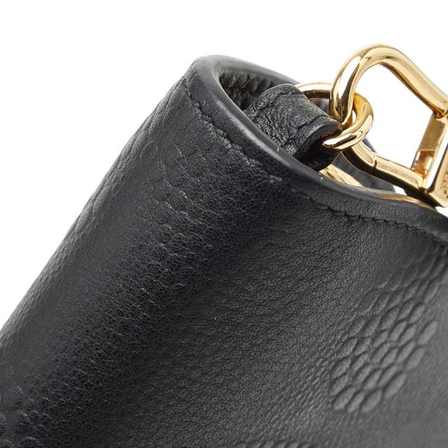ティファニー ハーフムーン ラージ 長財布 二つ折り ウォレット ブラック レザー レディース TIFFANY&Co. 【中古】_4