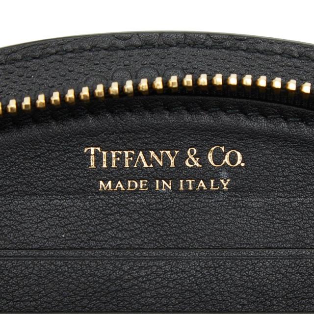 ティファニー ハーフムーン ラージ 長財布 二つ折り ウォレット ブラック レザー レディース TIFFANY&Co. 【中古】_7