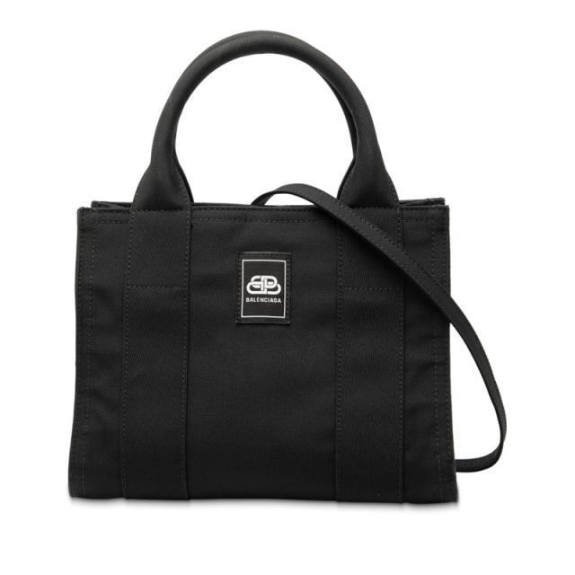 バレンシアガ トレードXS ハンドバッグ ショルダーバッグ 2WAY 620882 ブラック キャンバス レディース BALENCIAGA 【中古】 37,570円