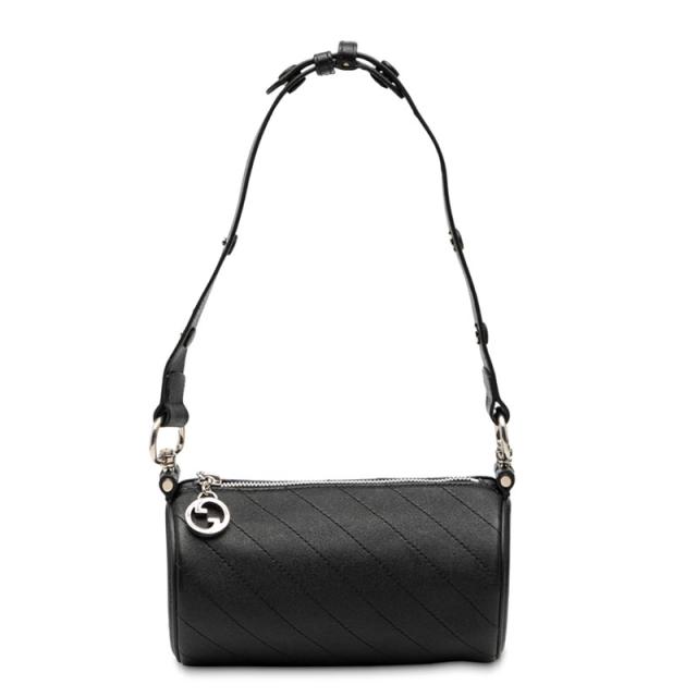 グッチ ブロンディ ショルダーバッグ 760169 ブラック レザー レディース GUCCI 【中古】