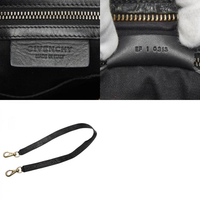 ジバンシー パンドラ ハンドバッグ ショルダーバッグ 2WAY ブラック レザー レディース Givenchy 【中古】_9