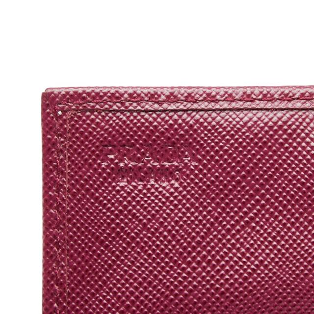 プラダ コインケース パスケース パープル サフィアーノレザー レディース PRADA 【中古】_7