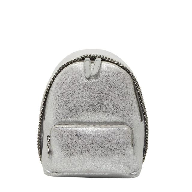 ステラマッカートニー ファラベラ ミニリュック バックパック シルバー ポリエステル レディース Stella McCartney 【中古】