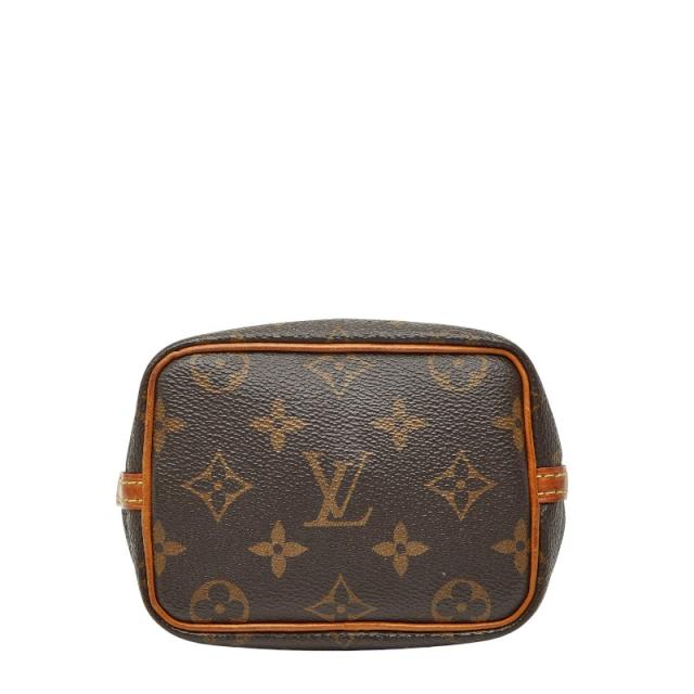 ルイ ヴィトン モノグラム ナノ ノエ 斜め掛け ミニ ショルダーバッグ 巾着 M41346 ブラウン PVC レザー LOUIS VUITTON 【中古】_2