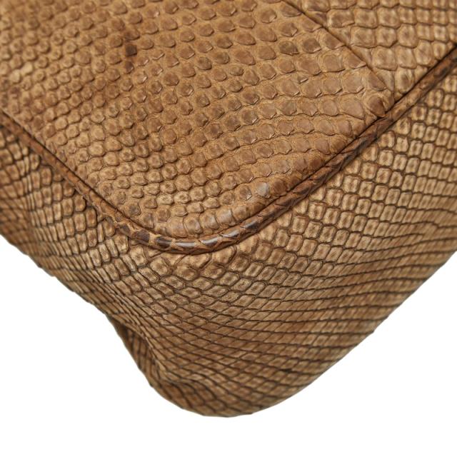 グッチ ソーホー ディスコ チェーン ショルダーバッグ ハンドバッグ ブラウン パイソン レディース GUCCI 【中古】_6