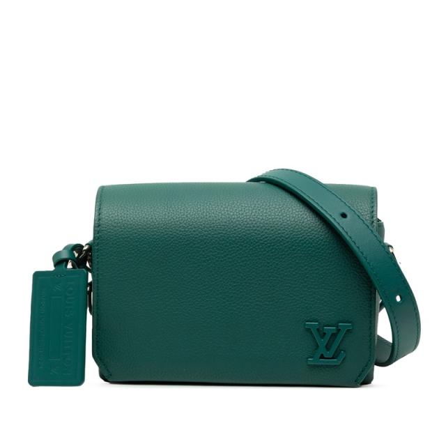 ルイ ヴィトン LVアエログラム ファストライン ウェアラブル ウォレット ショルダーバッグ M82367 グリーン LOUIS VUITTON 【中古】
