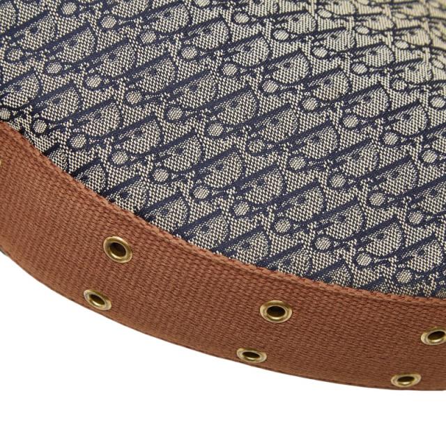 ディオール トロッター ショルダーバッグ ブラウン ネイビー キャンバス レザー レディース Dior 【中古】_5