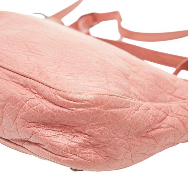バレンシアガ ジャイアントヒップ 斜め掛け ショルダーバッグ ピンク レザー レディース BALENCIAGA 【中古】_5