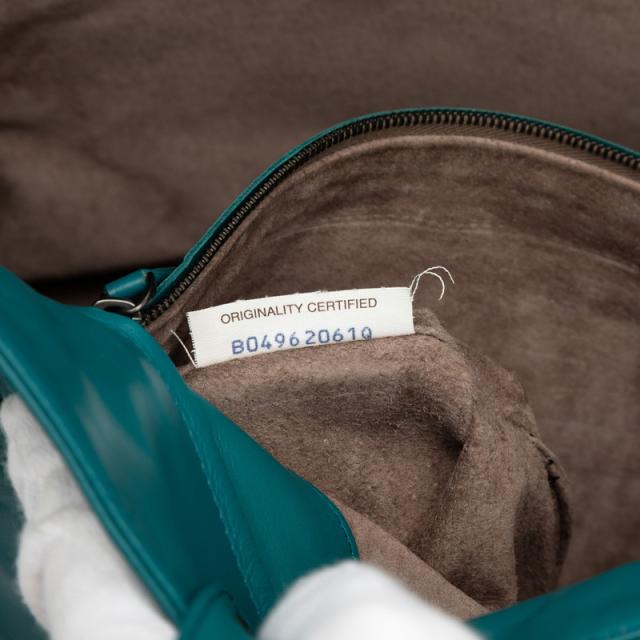 ボッテガヴェネタ イントレチャート トートバッグ ハンドバッグ ブルー系 レザー レディース BOTTEGAVENETA 【中古】_5