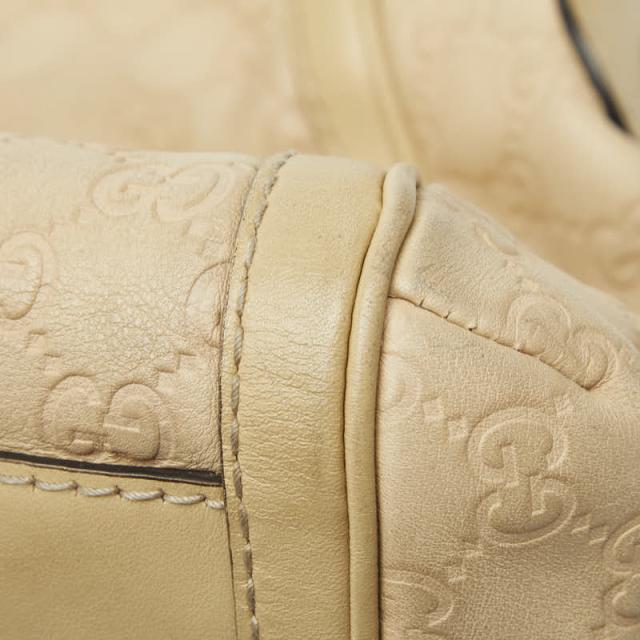 グッチ グッチシマ スカーレット ハンドバッグ 282297 ベージュ レザー レディース GUCCI 【中古】_5