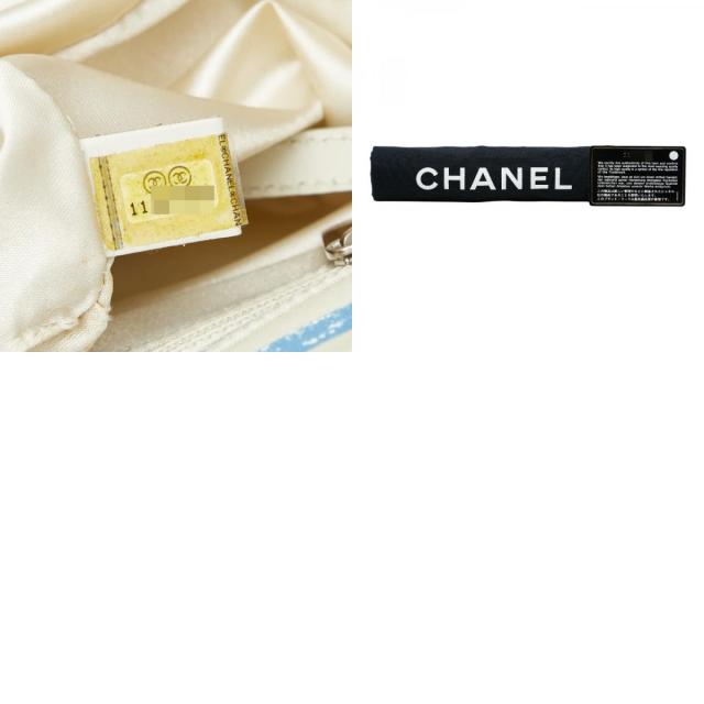 シャネル ニュートラベルライン ハワイ限定 ココマーク トートバッグ ハンドバッグ アイボリー ナイロン レザー CHANEL 【中古】_9