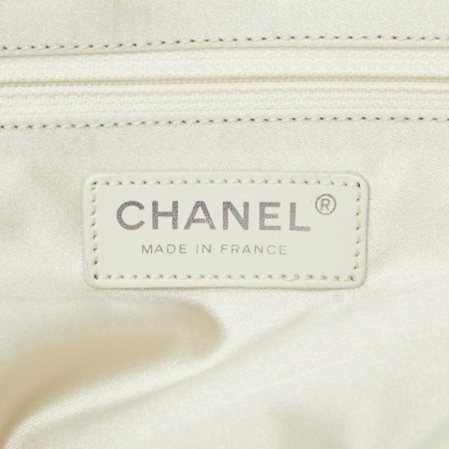 シャネル ニュートラベルライン ハワイ限定 ココマーク トートバッグ ハンドバッグ アイボリー ナイロン レザー CHANEL 【中古】_7
