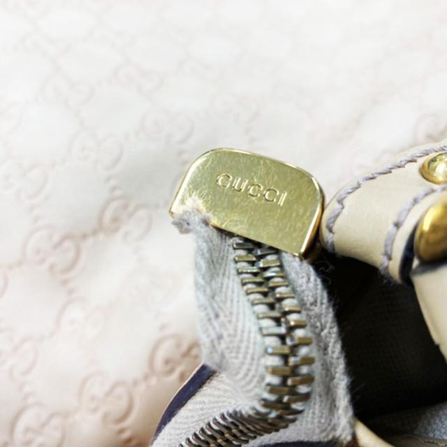グッチ グッチシマ スカーレット ハンドバッグ 282297 ベージュ レザー レディース GUCCI 【中古】_7