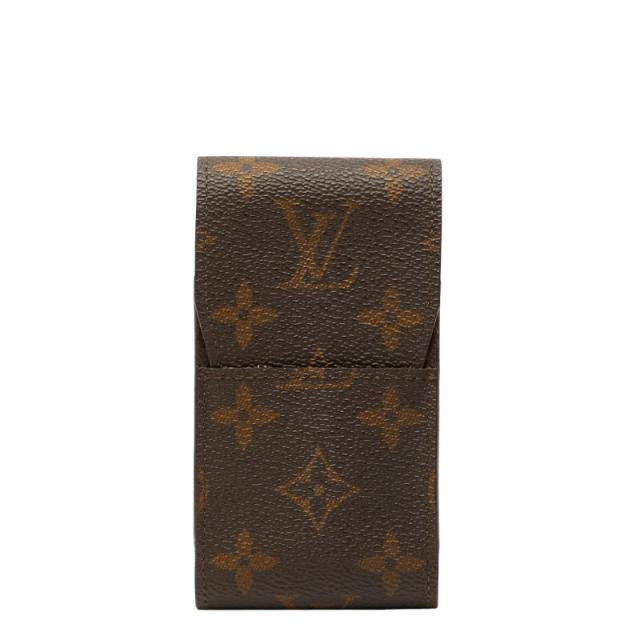 ルイ ヴィトン モノグラム エテュイ シガレット シガレットケース 小物入れ M63024 ブラウン PVC レディース LOUIS VUITTON 【中古】