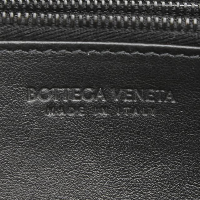 ボッテガヴェネタ イントレチャート ラウンドファスナー 長財布 ブラック レザー メンズ BOTTEGAVENETA 【中古】_7