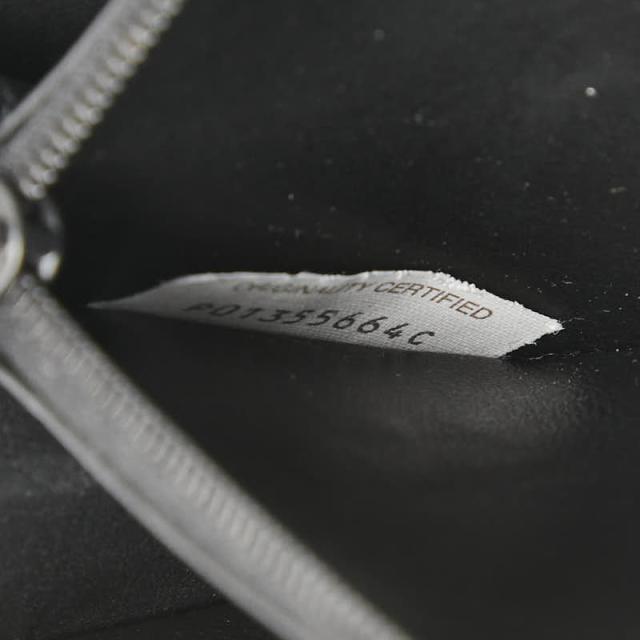 ボッテガヴェネタ イントレチャート ラウンドファスナー 長財布 ブラック レザー メンズ BOTTEGAVENETA 【中古】_8