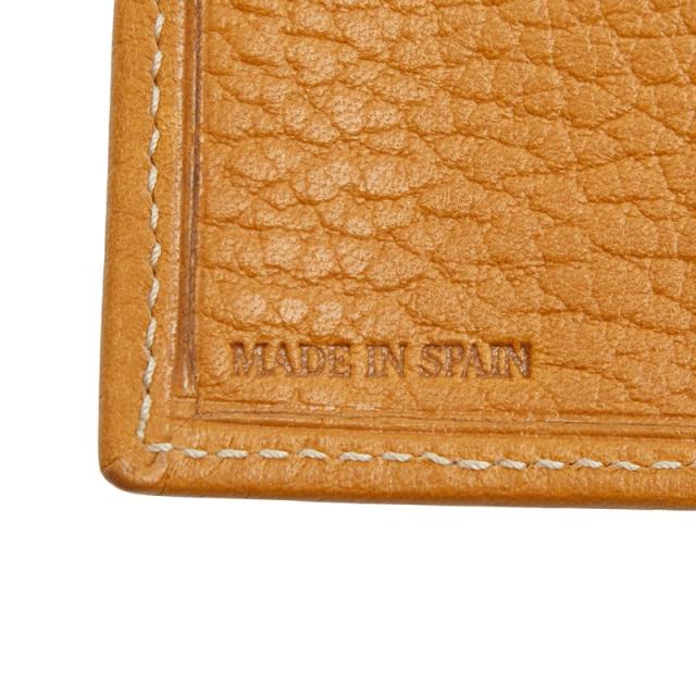 ロエベ アナグラム 二つ折り財布 ブラウン レザー レディース LOEWE 【中古】_9