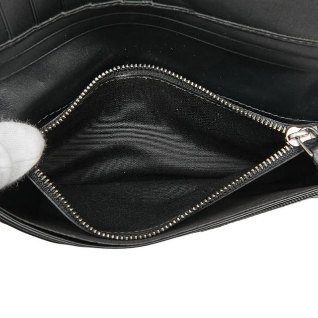 ブルガリ オクト 長財布 オレンジ ブラック レザー メンズ BVLGARI 【中古】_6