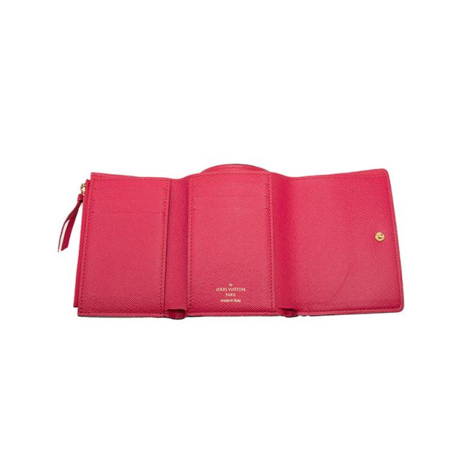 ルイ ヴィトン ダミエ アズール ポルトフォイユ ヴィクトリーヌ 三つ折り財布 N60059 ホワイト マルチカラー PVC LOUIS VUITTON 【中古】_3