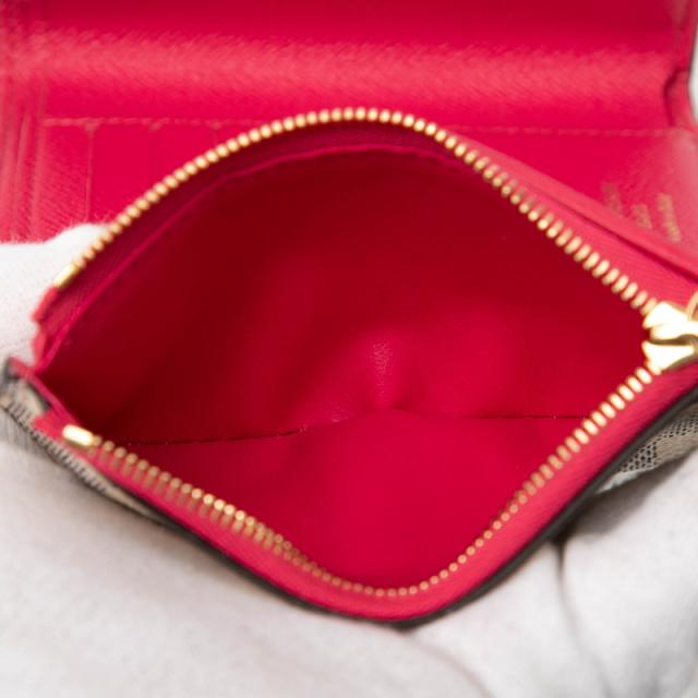 ルイ ヴィトン ダミエ アズール ポルトフォイユ ヴィクトリーヌ 三つ折り財布 N60059 ホワイト マルチカラー PVC LOUIS VUITTON 【中古】_4