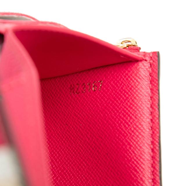 ルイ ヴィトン ダミエ アズール ポルトフォイユ ヴィクトリーヌ 三つ折り財布 N60059 ホワイト マルチカラー PVC LOUIS VUITTON 【中古】_6