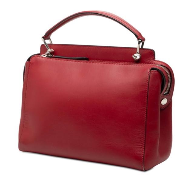 フェンディ ドットコム ハンドバッグ ショルダーバッグ 2WAY 8BN293 レッド レザー レディース FENDI 【中古】_1