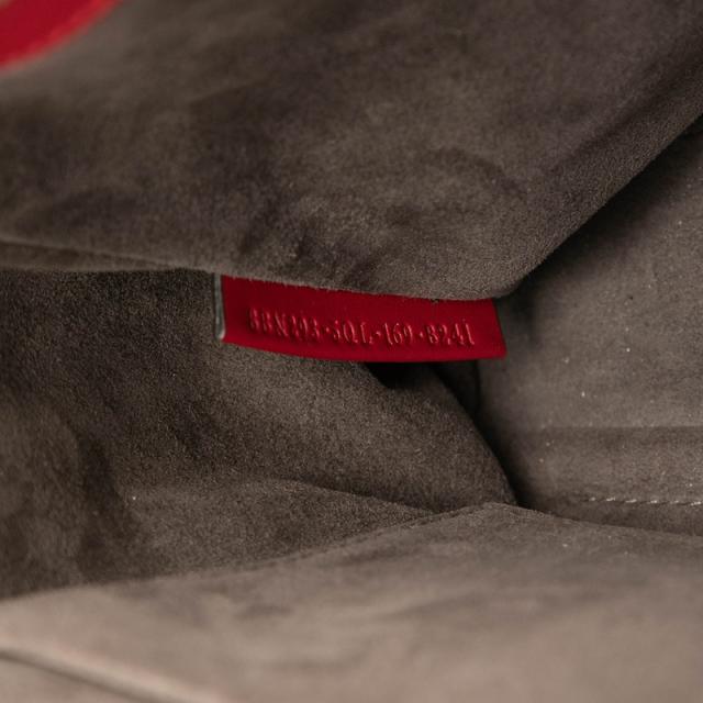 フェンディ ドットコム ハンドバッグ ショルダーバッグ 2WAY 8BN293 レッド レザー レディース FENDI 【中古】_5