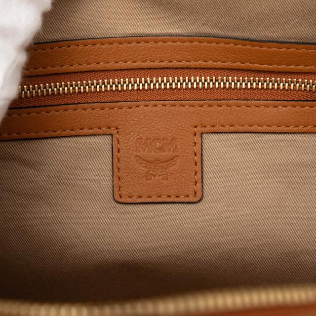 エム シー エム ヴィセトス モノグラム ハンドバッグ ショルダーバッグ 2WAY ブラウン レザー レディース MCM 【中古】_5