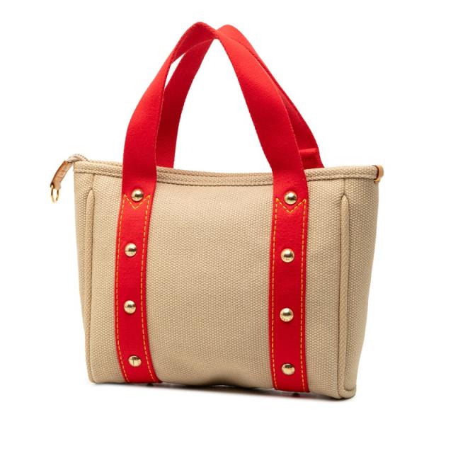 ルイ ヴィトン カバPM トートバッグ ハンドバッグ M40038 アンティグア ベージュ キャンバス レザー レディース LOUIS VUITTON 【中古】_1