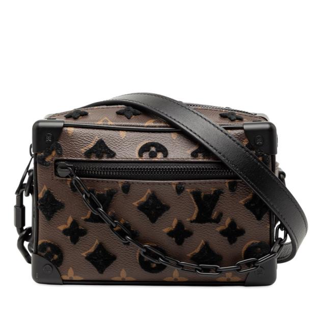 ルイ ヴィトン モノグラム タフタージュ ミニ ソフトトランク 斜め掛け チェーン ショルダーバッグ M68970 LOUIS VUITTON 【中古】