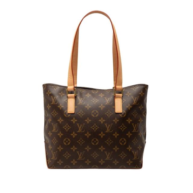 ルイ ヴィトン モノグラム カバピアノ トートバッグ ショルダーバッグ M51148 ブラウン PVC レザー レディース LOUIS VUITTON 【中古】