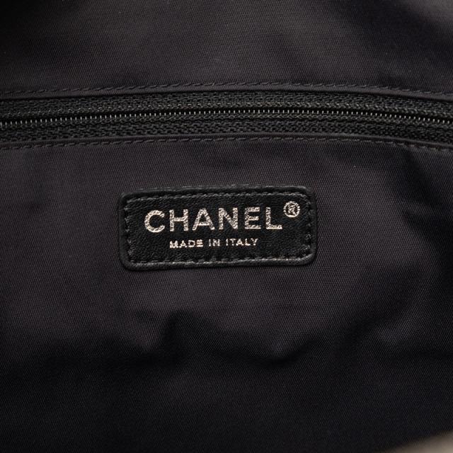 シャネル ココマーク パリビアリッツ ハンドバッグ ブラック PVC レディース CHANEL 【中古】_4
