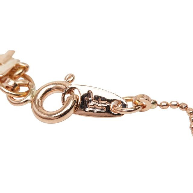 フォリフォリ K18PG ピンクゴールド ダイヤ0.11ct クロスモチーフ ネックレス レディース Folli Follie 中古_5