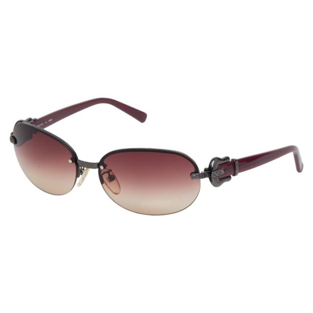 フェンディ 黒眼鏡 FS481 パープル 可塑性物質 レディース FENDI 【中古】