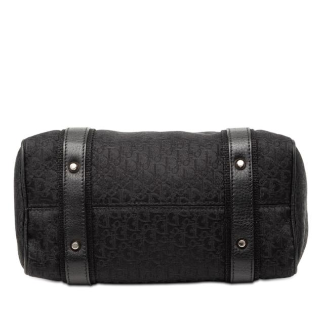 ディオール トロッター ストリートシック ミニ ボストンバッグ ハンドバッグ ブラック キャンバス レザー レディース Dior 【中古】_2