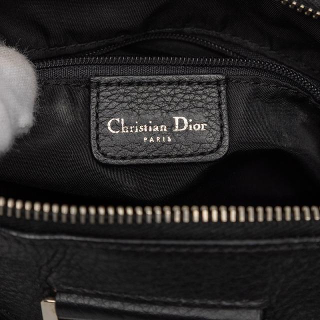 ディオール トロッター ストリートシック ミニ ボストンバッグ ハンドバッグ ブラック キャンバス レザー レディース Dior 【中古】_4