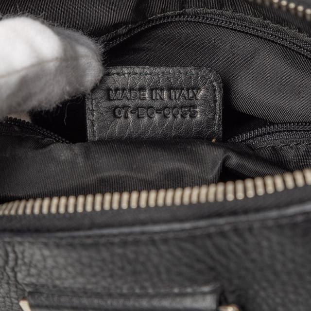 ディオール トロッター ストリートシック ミニ ボストンバッグ ハンドバッグ ブラック キャンバス レザー レディース Dior 【中古】_5