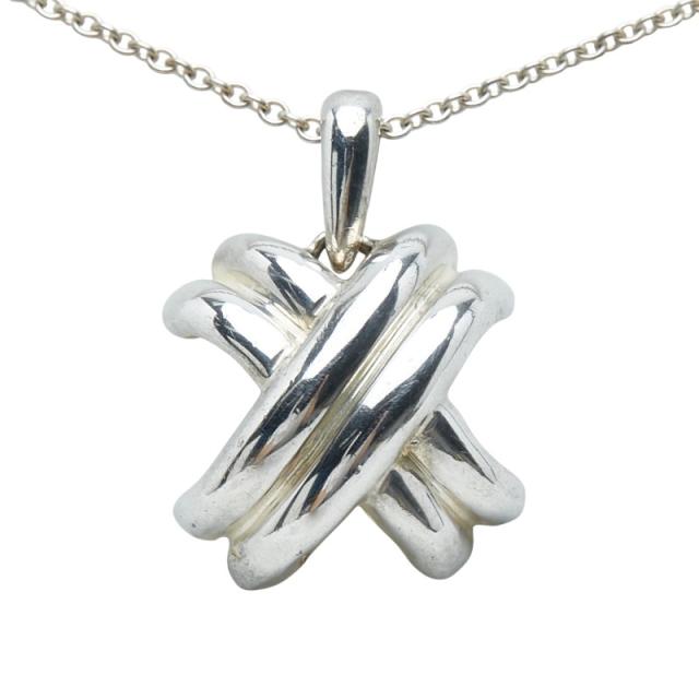 ティファニー シグネチャークロス ネックレス ペンダント SV925 シルバー レディース TIFFANY&amp;Co. 【中古】_2