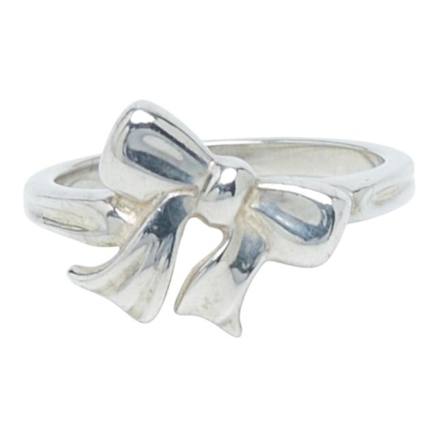 ティファニー リボン リング 指輪 SV925 シルバー レディース TIFFANY&Co. 【中古】