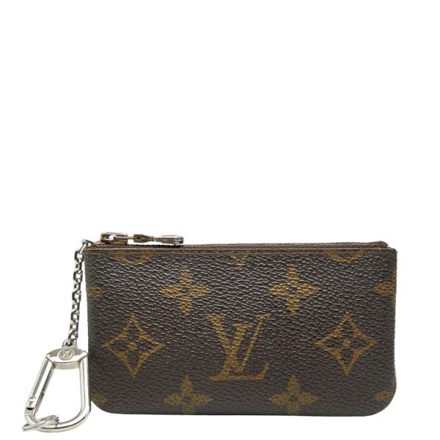 ルイ ヴィトン モノグラム ポシェット クレ コインケース キーケース 小銭入れ M62650 ブラウン PVC レザー LOUIS VUITTON 【中古】