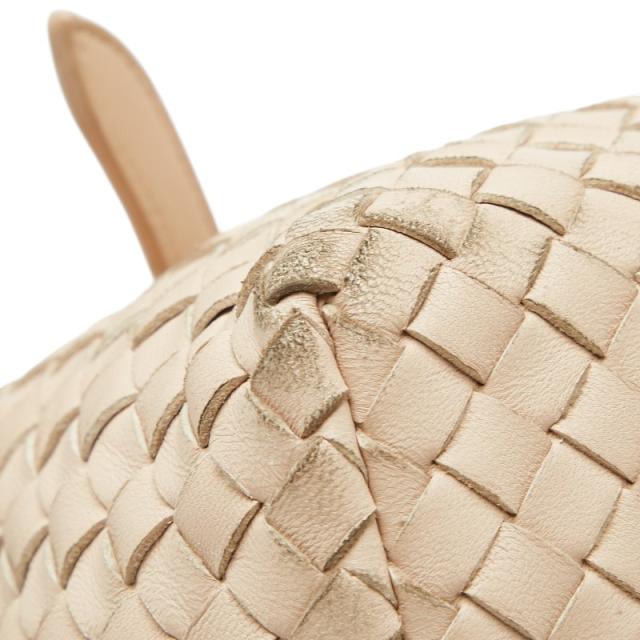 ボッテガヴェネタ イントレチャート トートバッグ ハンドバッグ ピンクベージュ レザー レディース BOTTEGAVENETA 【中古】_6