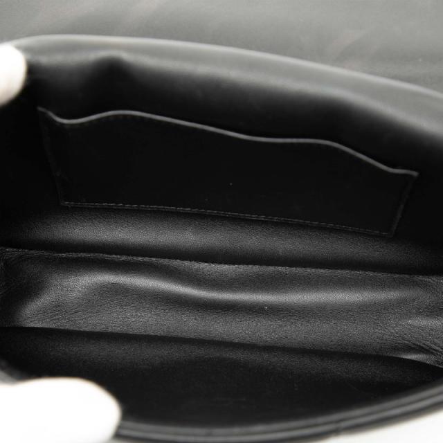セリーヌ マトラッセ モノクローム チェーン ショルダーバッグ ブラック レザー レディース CELINE 【中古】_3