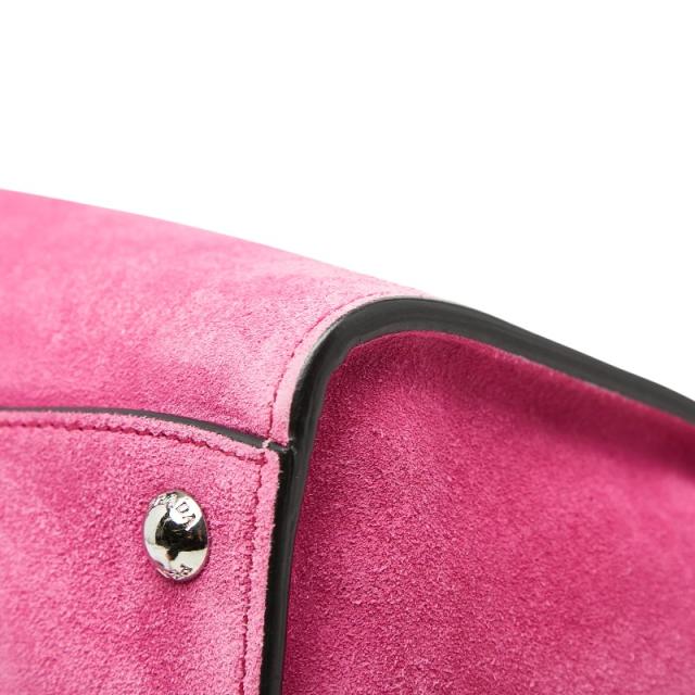 プラダ 三角ロゴプレート ハンドバッグ ショルダーバッグ 2WAY BN2625 ピンク スウェード レディース PRADA 【中古】_3