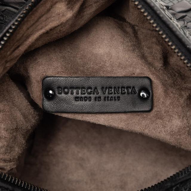 ボッテガヴェネタ イントレチャート ハンドバッグ ブラック レザー レディース BOTTEGAVENETA 【中古】_4